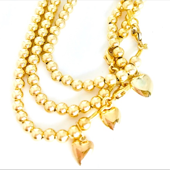 Dainty Heart Charmed Bracelet - Picture 2 of 3